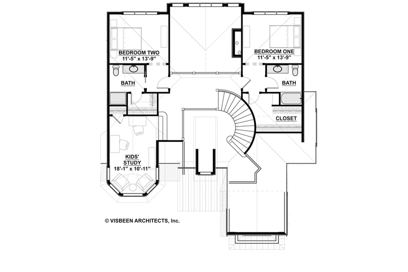 Dream House Plan - Floor Plan - Upper Floor for Country House Plan #928-269 - 3 bed, 3.5 bath