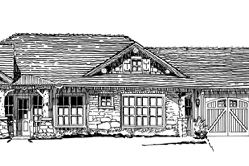 Architectural House Design - Exterior - Front Elevation 5 for Country House Plan #942-29 - 4 bed, 3 bath