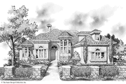 Mediterranean Style House Plan - 3 Beds 3.5 Baths 2913 Sq/Ft Plan #930-297 