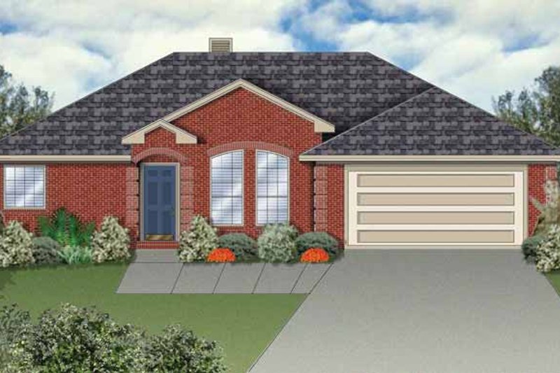 House Plan Design - Ranch Exterior - Front Elevation Plan #84-644