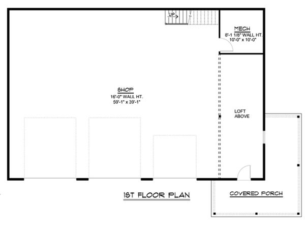 Country Floor Plan - Main Floor Plan #1064-52