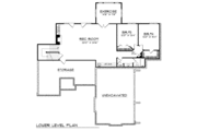 European Style House Plan - 2 Beds 2 Baths 2245 Sq/Ft Plan #70-540 