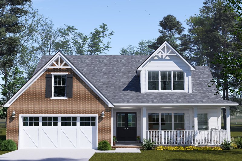 Dream House Plan - Exterior - Other Elevation for Farmhouse House Plan #513-2482 - 3 bed, 2.5 bath