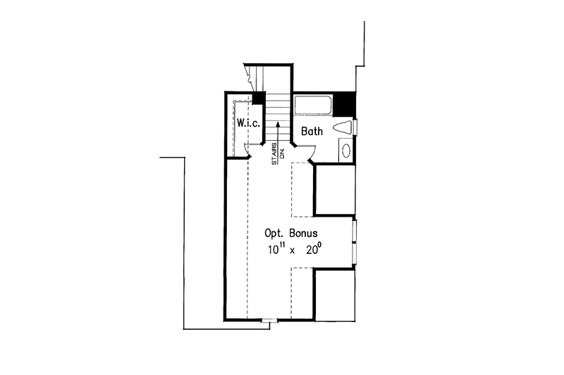 Home Plan - Floor Plan - Other Floor for European House Plan #927-118 - 4 bed, 2 bath