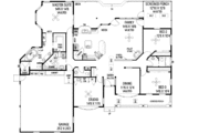 Ranch Style House Plan - 3 Beds 2.5 Baths 2277 Sq/Ft Plan #60-584 