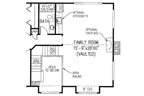Floor Plan - Other Floor for Victorian House Plan #11-254 - 4 bed, 2.5 bath
