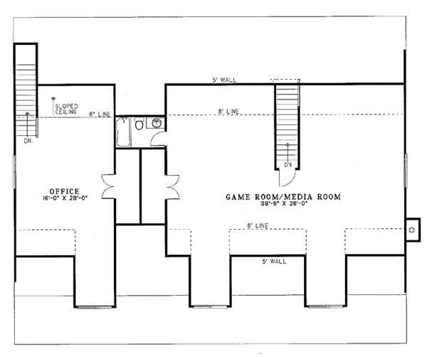 Dream House Plan - Country Floor Plan - Upper Floor Plan #17-3068