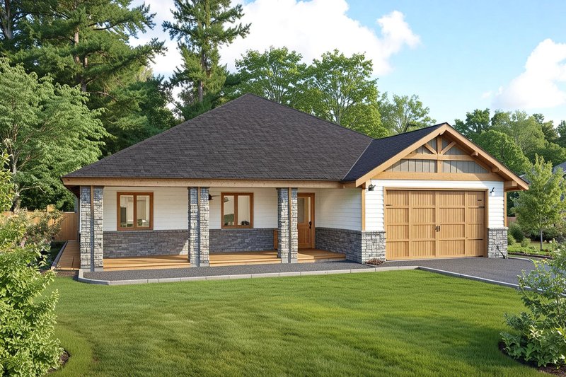 Dream House Plan - Traditional Exterior - Front Elevation Plan #117-834
