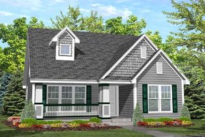 Craftsman Exterior - Front Elevation Plan #50-124