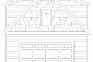 Exterior - Front Elevation 3 for Traditional House Plan #932-672, 1 bath