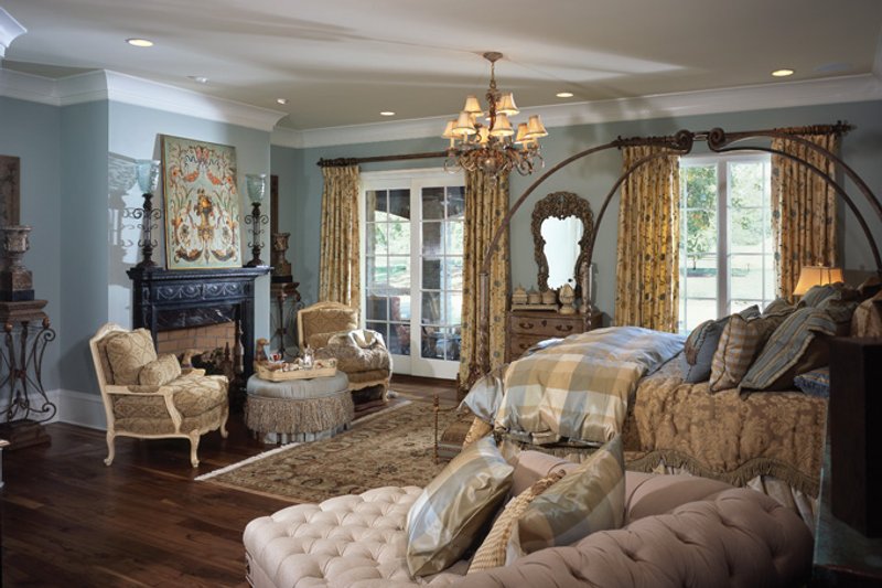 House Plan Design - Interior - Master Bedroom for European House Plan #453-609 - 7 bed, 7.5 bath