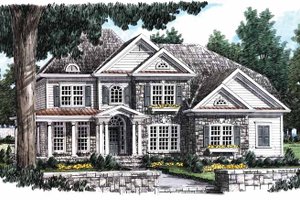 Country Exterior - Front Elevation Plan #927-643