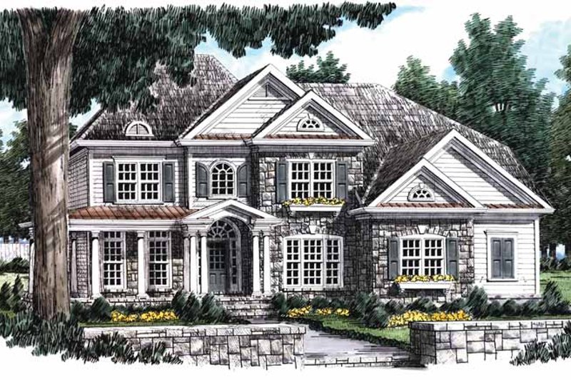 House Plan Design - Country Exterior - Front Elevation Plan #927-643