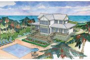 Country Style House Plan - 4 Beds 4.5 Baths 2973 Sq/Ft Plan #928-57 