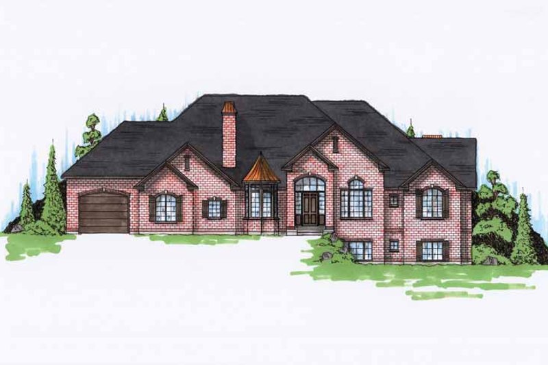 House Plan Design - Traditional Exterior - Front Elevation Plan #945-115