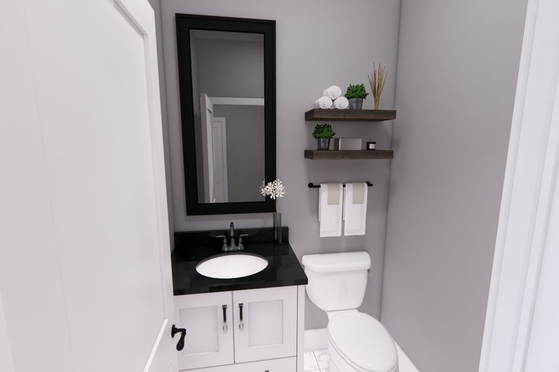 Home Plan - Interior - Bathroom 1 for Farmhouse House Plan #51-1327 - 3 bed, 2.5 bath