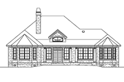 Mediterranean Style House Plan - 3 Beds 2 Baths 2098 Sq/Ft Plan #929-591 