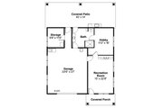 Craftsman Style House Plan - 0 Beds 1 Baths 1600 Sq/Ft Plan #124-1072 