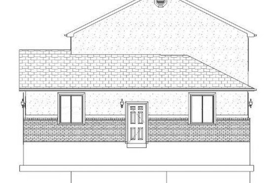Exterior - Other Elevation for Traditional House Plan #1060-17 - 7 bed, 4 bath