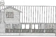 Log Style House Plan - 3 Beds 2 Baths 2323 Sq/Ft Plan #115-157 