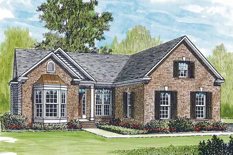 Dream House Plan - Ranch Exterior - Front Elevation Plan #453-210
