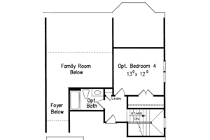 Floor Plan - Other Floor for Ranch House Plan #927-828 - 3 bed, 2 bath