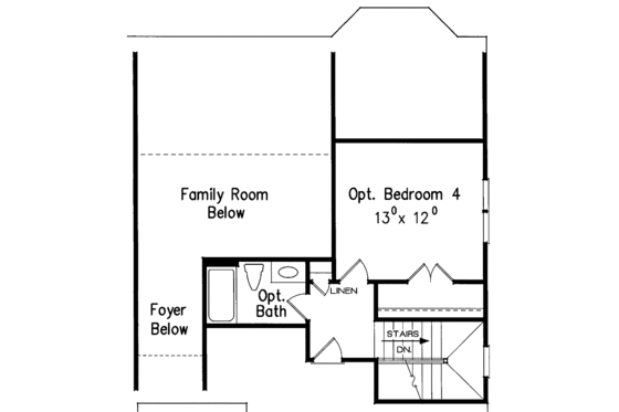Floor Plan - Other Floor for Ranch House Plan #927-828 - 3 bed, 2 bath