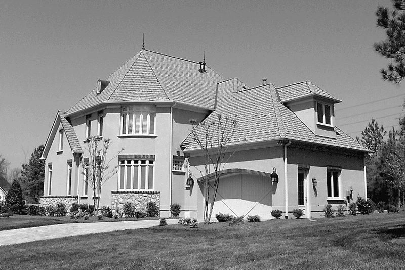 House Plan Design - Exterior - Rear Elevation for Country House Plan #453-293 - 3 bed, 3.5 bath