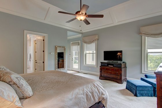 Interior - Master Bedroom for Ranch House Plan #437-89 - 3 bed, 3.5 bath
