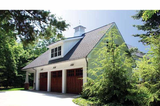 Exterior - Other Elevation 1 for Colonial House Plan #928-97 - 4 bed, 3.5 bath