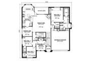 Traditional Style House Plan - 4 Beds 2 Baths 1862 Sq/Ft Plan #42-251 