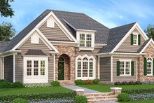 Dream House Plan - Country Exterior - Front Elevation Plan #927-547