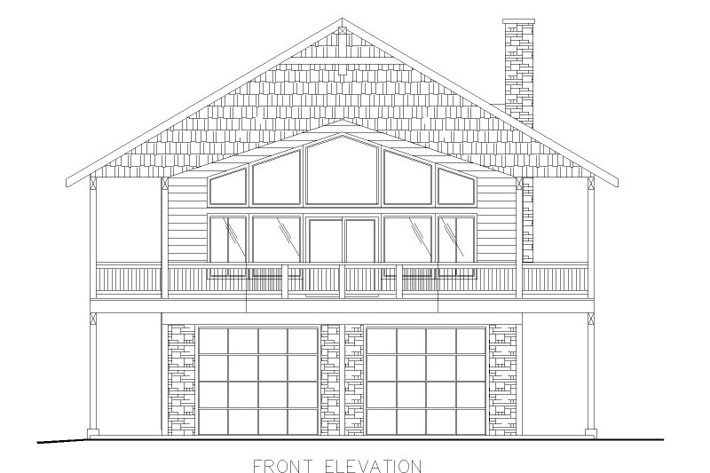 Dream House Plan - Exterior - Front Elevation 3 for Craftsman House Plan #117-1021 - 2 bed, 3 bath