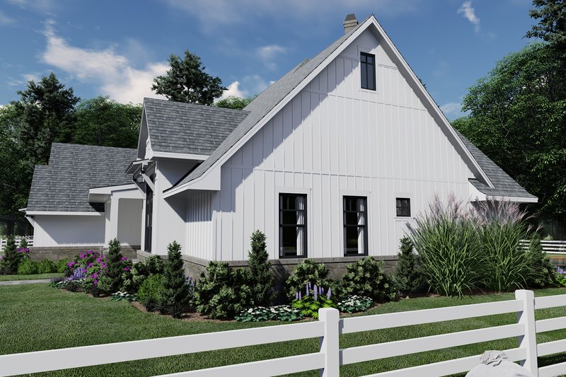 Architectural House Design - Right Side Elevation