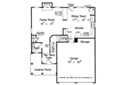 Country Style House Plan - 3 Beds 2.5 Baths 1482 Sq/Ft Plan #927-711 