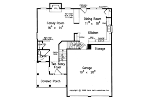 Floor Plan - Main Floor for Country House Plan #927-711 - 3 bed, 2.5 bath