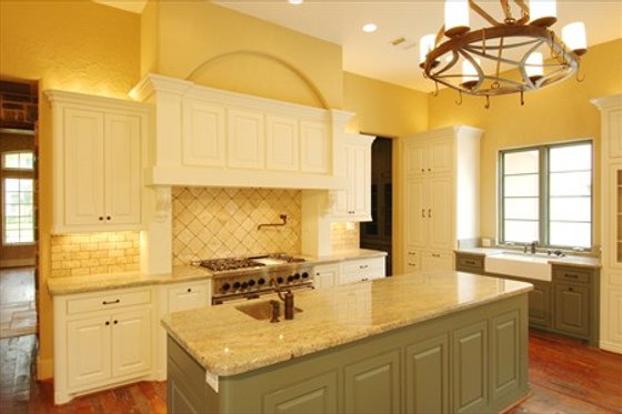 Interior - Kitchen for European House Plan #449-3 - 4 bed, 5.5 bath