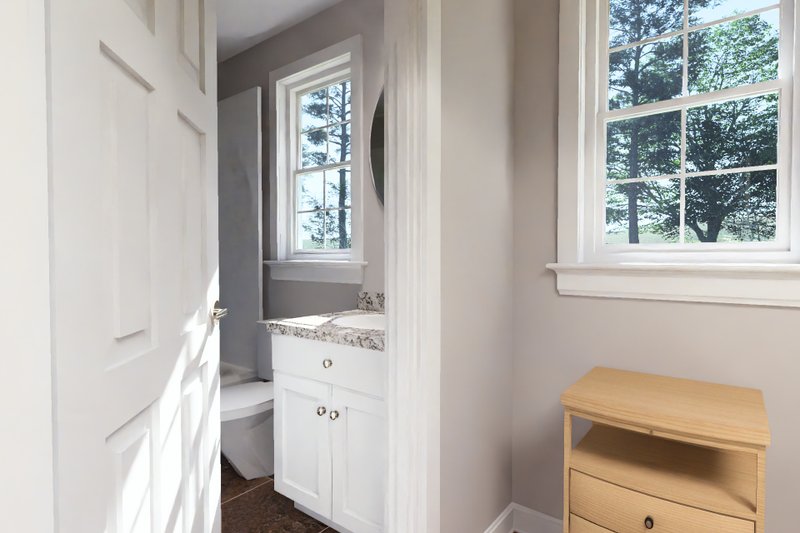 House Blueprint - Interior - Master Bathroom for Modern House Plan #513-2472 - 2 bed, 2 bath