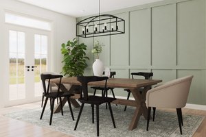 Interior - Dining Room for Farmhouse House Plan #119-445 - 3 bed, 2.5 bath