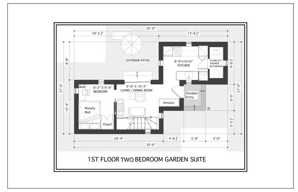 Modern Floor Plan - Main Floor Plan #905-8