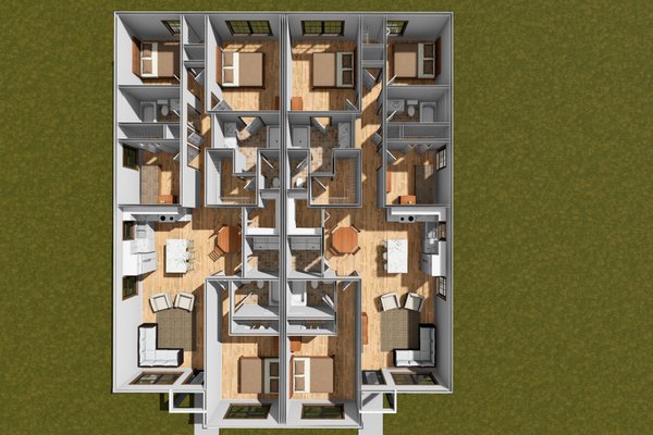House Blueprint - Cottage Floor Plan - Main Floor Plan #513-2381
