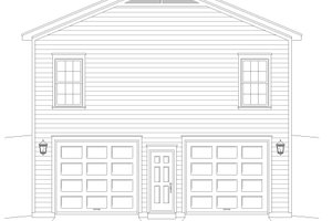 Exterior - Rear Elevation for Modern House Plan #932-894 - 3 bed, 2 bath