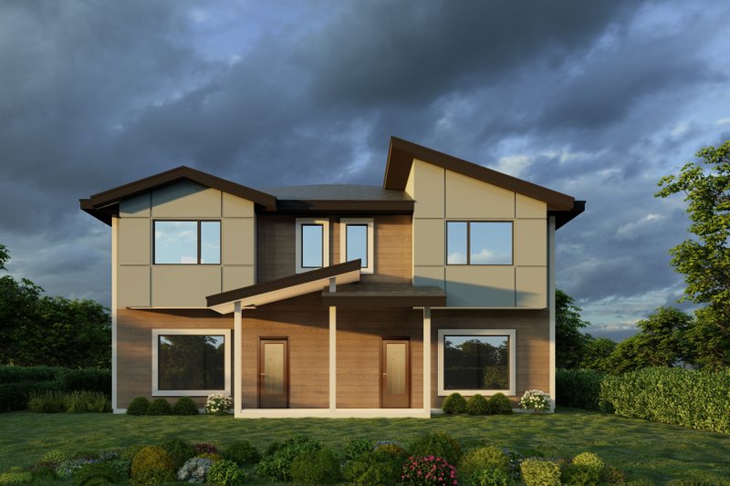 Dream House Plan - Contemporary Exterior - Front Elevation Plan #112-232
