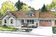 Craftsman Style House Plan - 3 Beds 2 Baths 1510 Sq/Ft Plan #124-696 