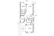 Mediterranean Style House Plan - 3 Beds 2.5 Baths 1856 Sq/Ft Plan #420-257 