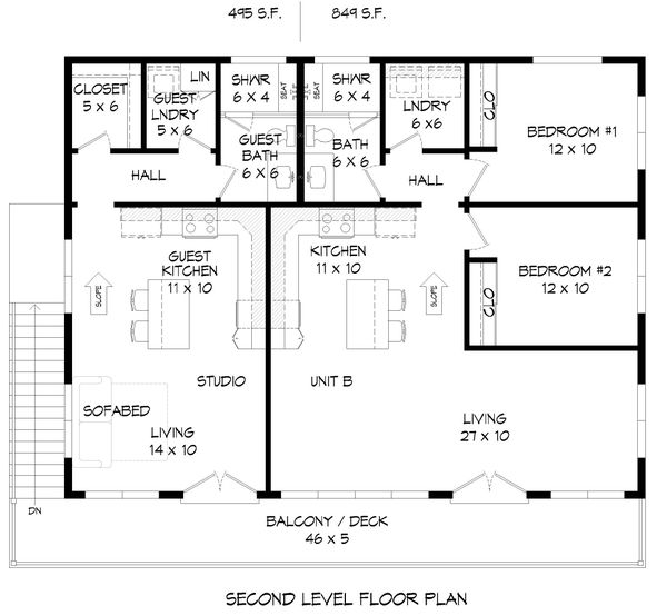 Home Plan - Contemporary Floor Plan - Main Floor Plan #932-364