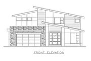 Contemporary Style House Plan - 4 Beds 3.5 Baths 2786 Sq/Ft Plan #1100-58 