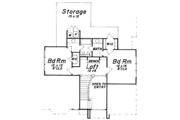 European Style House Plan - 3 Beds 2.5 Baths 2504 Sq/Ft Plan #52-163 