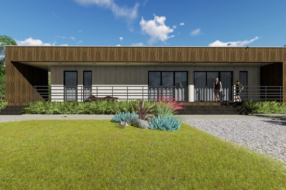 Photo 1 for Modern House Plan #549-8 - 2 bed, 2 bath