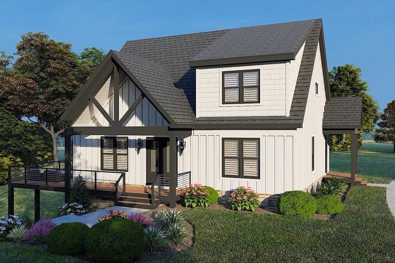 Dream House Plan - Exterior - Other Elevation 3 for Country House Plan #932-1227 - 4 bed, 3.5 bath